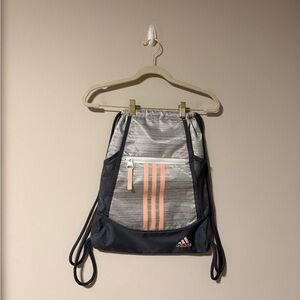 Adidas Alliance II Onyx/Rosegold Drawstring Bag